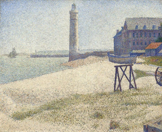 Le phare de Honfleur - Georges Seurat — visning af kunstværket