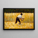Le Faucheur - Georges Seurat — indrammet kunstværk på væggen