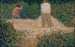 Deux stenknusere - Georges Seurat — visning af kunstværket