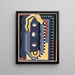 Collection décors et couleurs Pl04 - Georges Valmier — indrammet kunstværk på væggen