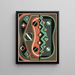 Collection décors et couleurs Pl08 - Georges Valmier — indrammet kunstværk på væggen