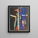 Collection décors et couleurs Pl13 - Georges Valmier — indrammet kunstværk på væggen