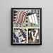 Collection décors et couleurs Pl14 - Georges Valmier — indrammet kunstværk på væggen