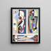 Collection décors et couleurs Pl17 - Georges Valmier — indrammet kunstværk på væggen