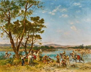 Traversée du Wadi - Georges Washington — visning af kunstværket