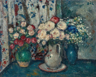 Georges dEspagnat - Deux bouquets de roses.webp
