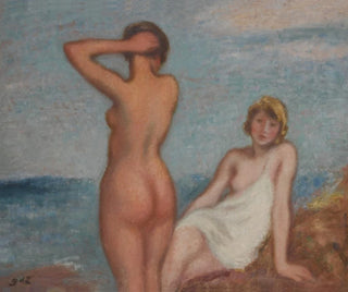 Les Baigneuses - Georges d'Espagnat — visning af kunstværket
