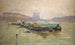 L'Île Saint-Louis og Notre-Dame Set fra Austerlitz-broen - Georges-Émile Carette — visning af kunstværket