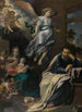 Le rêve de Saint Joseph - Gerard Seghers — indrammet kunstværk på væggen