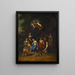 Bacchus og Pomone - Gerard de Lairesse — indrammet kunstværk på væggen