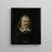 Godard van Reede 1588-1648 Herre af Nederhorst Udpeget af provinsen Utrecht til fredskonferencen i Münster 1646-48 - Gerard ter Borch — indrammet kunstværk på væggen