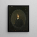 Portrait af en mand - Gerard ter Borch — indrammet kunstværk på væggen