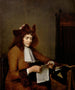 Gerard ter Borch | Ung mand læsende — visning af kunstværket