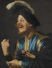 En violinist der griner - Gerard van Honthorst — visning af kunstværket