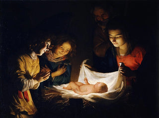 Gerard van Honthorst - Adoration of the Child.webp