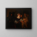 Le reniement de saint Pierre - Gerard van Honthorst — indrammet kunstværk på væggen