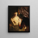 La chasse aux puces - Gerard van Honthorst — indrammet kunstværk på væggen