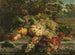 naturtro med blomster og frugt - Gerardina Jacoba van de Sande Bakhuyzen — visning af kunstværket