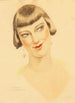 Elna Tegnér - Gerda Wegener — visning af kunstværket