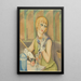 Lili Elbe - Gerda Wegener — indrammet kunstværk på væggen