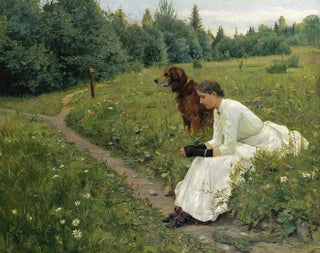 Idylle - Gerhard Munthe — visning af kunstværket