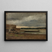 Vue du Rhin près de Düsseldorf - Gerhard Munthe — indrammet kunstværk på væggen