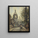 Le Sacré - Cœur à Montmartre - Germain David - Nillet — indrammet kunstværk på væggen