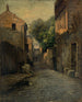 La rue de la Fontaine-Mulard place de Rungis - Germain Eugène Bonneton — visning af kunstværket