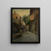 La rue de la Fontaine-Mulard place de Rungis - Germain Eugène Bonneton — indrammet kunstværk på væggen
