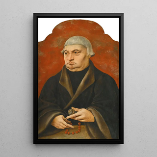 German School - Portrait Of A Cleric With A Rosary.webp