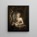 Marie-Madeleine penitent i ørkenen - Gerrit Dou — indrammet kunstværk på væggen