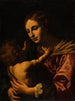 Den Jomfru med barnet - Giacinto Gimignani — visning af kunstværket