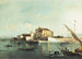 Vue de l'île de San Cristoforo di Murano - Giacomo Guardi — visning af kunstværket