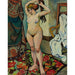 Reproduktion af maleriet Gilbert Nue Se Coiffant - Suzanne Valadon