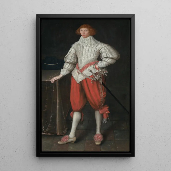 Gilbert Jackson - Portrait Of A Man Perhaps A Member Of The Poulett Family.webp