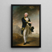 Kaptein John Gell - Gilbert Stuart — indrammet kunstværk på væggen