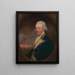 Kaptein John MacBride - Gilbert Stuart — indrammet kunstværk på væggen