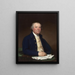 Capitaine Joseph Anthony - Gilbert Stuart — indrammet kunstværk på væggen