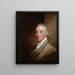 Colonel John Trumbull - Gilbert Stuart — indrammet kunstværk på væggen