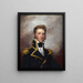 Commodore Thomas Macdonough - Gilbert Stuart — indrammet kunstværk på væggen