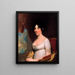 Dolley Payne Madison - Gilbert Stuart — indrammet kunstværk på væggen
