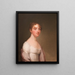 Elizabeth Sproat Lenox 1785–1864 - Gilbert Stuart — indrammet kunstværk på væggen