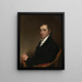 Fisher Ames - Gilbert Stuart — indrammet kunstværk på væggen