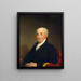 General Amasa Davis - Gilbert Stuart — indrammet kunstværk på væggen