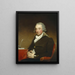 Georges Pollock - Gilbert Stuart — indrammet kunstværk på væggen