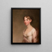 Isabella Henderson Lenox 1789–1866 - Gilbert Stuart — indrammet kunstværk på væggen