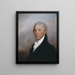James Monroe - Gilbert Stuart — indrammet kunstværk på væggen