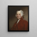 John Adams - Gilbert Stuart — indrammet kunstværk på væggen