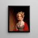 Louisa Catherine Johnson Adams - Gilbert Stuart — indrammet kunstværk på væggen