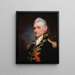 Major-général Henry Dearborn - Gilbert Stuart — indrammet kunstværk på væggen